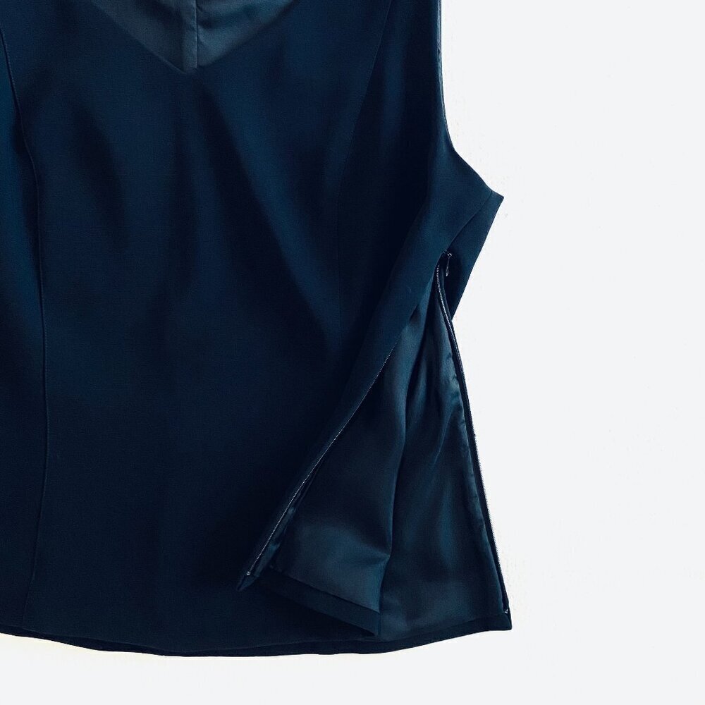 Ann Taylor vest top Women's 8 black business wear office classic preppy capsule - Picture 4 of 8